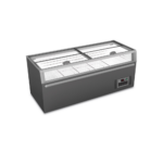 Isola refrigerata panoramica con porta scorrevole -22+10°C L. 210