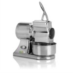 Grattugia professionale in alluminio pressofuso lucidato - bocca a destra – produzione oraria 70gr