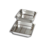 Vaschette GN 2\3 forate sovrapponibili in acciaio inox