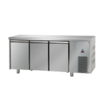 Tavolo refrigerato GN 1\1 acciaio 3 porte con motore a destra negativo