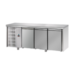 Tavolo refrigerato GN 1\1 acciaio 3 porte con motore a sinistra