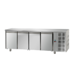 Tavolo refrigerato GN 1\1 acciaio 4 porte motore a destra