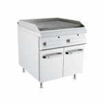 Griglia grill vapor a GAS - 2 zone di cottura linea 90 - 80x90x90h